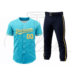 Uniforme de Béisbol Personalizado con Logotipo Impreso, Transpirable, de Manga Corta y Tallas Grandes para Hombre - Ropa de Equipo Más Vendida - Product Image 5
