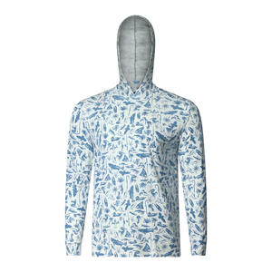 Camisetas de Pesca Personalizadas, Transpirables e Impermeables, con Capucha y Manga Larga, con Máscara Facial, Protección Solar UPF 50+, Secado Rápido, para Marcas - Product Image 4