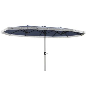 Ombrellone da Terrazzo Blu Scuro per Esterni e Cortili, Ombrelloni e Basi per Patio Senza Base - Product Image 5