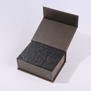 Custom 24-Piece Eco-Friendly <b>Biodegradable</b> Chocolate <b>Packaging</b> Box Rigid Magnetic Flip Cover Paperboard Lining Buffer Paper for - Product Image 3