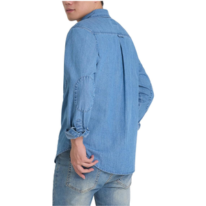 <b>Men</b>’s Long Sleeve Denim <b>Shirt</b>, Regular Fit Button Down <b>Jean</b> Work <b>Shirt</b> <b>for</b> Casual, Western, Outdoor, and Everyday Wear - Product Image 3