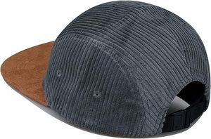 Casquette de baseball unisexe multi-panneaux, respirante, en tissu maillé imperméable, à visière plate, couleur unie, style sportif, 100% coton, 56-58 cm - Product Image 2