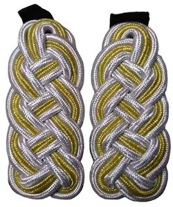 Épaulettes Cérémonielles Professionnelles en Coton/Laine de Haute Qualité et Confortables, Conception Personnalisée pour Saluts de Grade, Couleur au Choix - Product Image 2