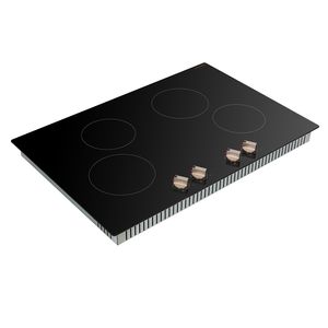 Piano Cottura a Induzione Elettrico da Incasso 6600W con 4 Manopole di Controllo e 12 Impostazioni di Temperatura, Facile Installazione - Product Image 2