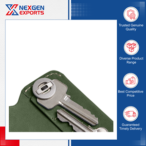 Llavero de Cuero PU Hecho a Mano de Primera Calidad, Fabricación de Alta Gama, Ecológico, Duradero, Personalizable, al por Mayor - Product Image 4