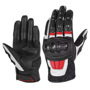 ถุงมือมอเตอร์ไซค์หนังแบบเต็มนิ้ว ZYDAR SPORTS ดีไซน์โดดเด่น กันน้ำ กันลม ยืดหยุ่นได้ พร้อมเชือกผูกแบบปรับได้ เหมาะสำหรับทุกเพศ สวมใส่สบายๆ - Product Image 1