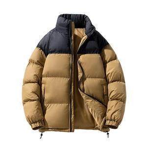 Doudoune matelassée élégante et épaisse, personnalisable avec broderie, en nylon isolant, manteau d'hiver chaud et imperméable, vêtement d'extérieur tendance - Product Image 6
