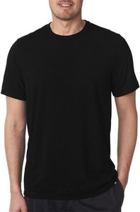 T-shirts décontractés pour hommes, coupe slim, multicolores, design basique uni à col rond, en tissu tricoté doux, pour tous les jours - Product Image 3