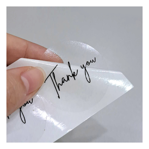 Etiqueta adhesiva impermeable rollo de papel diseño de logotipo - Product Image 3