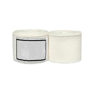 Cotton Water Resistant Hand Wraps 2 in X 30 Self Adhering Boxing Unisex Solid White <b>Protective</b> <b>Sports</b> <b>Bandages</b> - Product Image 1