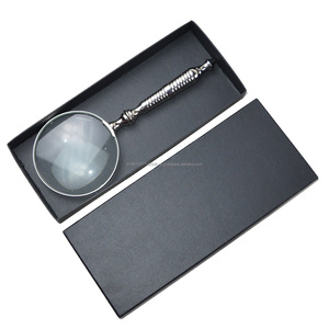 Kính Lúp Bạc Sang Trọng Có Thiết Kế Cao Và Kính Lúp Trang Trí Hoàn Thiện Mạ Cho Sách Đọc Bản Đồ Thiết Kế Hướng Dẫn - Product Image 2