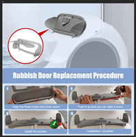 Accessoire exclusif pour les bacs à litière pour chats entièrement automatiques, collecte des déchets DPoor