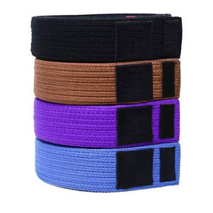 Ceinture de Taekwondo en Coton Vert, Ceinture d'Entraînement d'Arts Martiaux, Ceinture de Grade Personnalisable Unisexe pour la Pratique au Dojang - Product Image 4