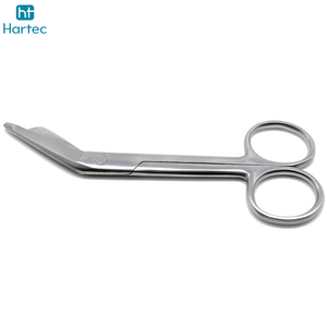 Ciseaux à pansements manuels en acier inoxydable de haute qualité, ciseaux médicaux pour traumatismes, lames angulées de qualité chirurgicale, pointe de sécurité CE - Product Image 3