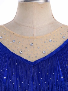 Traje de Baile Latino para Mujer, Leotardo de una Pieza para Práctica de <span class=keywords><strong>Tango</strong></span>, Chacha, Rumba, Samba, Actuaciones y Fiestas - Product Image 3