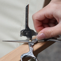 Couteau à clé multifonction 6-en-1 pour l'extérieur : Équipement de survie portable pour le camping, outil utilitaire, cadeau pour hommes