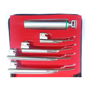 Laringoscopio Miller, Herramienta Avanzada para el Manejo de las Vías Respiratorias, Kit Completo de Laringoscopio con 4 Hojas, Instrumentos de Diagnóstico ORL Profesionales - Product Image 3