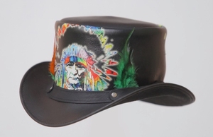 Sombrero de Vaquero Tradicional Occidental de Cuero Premium, Estilo Ranchero, para Verano, Rodeo, Equitación, Aire Libre, de Moda, con Ala Ancha y Duradero - Product Image 6