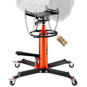 Martinetto Idraulico Telescopico a 2 Stadi, Capacità 1/2 Tonnellata/1100 libbre, Altezza 36 Pollici, con Pedale per Applicazioni di Rimozione - Product Image 1