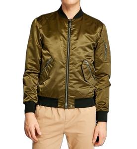 2025 ropa de invierno Vintage logotipo bordado personalizado chaqueta de bombardero de béisbol de cuero ropa de moda buena y de alta calidad - Product Image 2