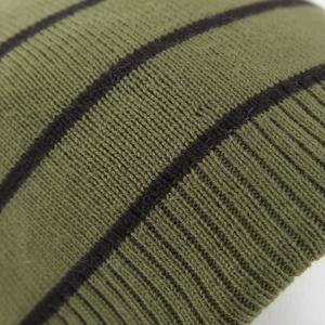 Bonnet unisexe personnalisé en acrylique rayé, tricot côtelé, pour adultes, usage décontracté, ski et plein air, circonférence de la tête 56-58 cm - Product Image 5