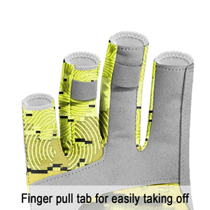 Gants de pêche personnalisés en gros – Gants de pêche d'été texturés avec grip, pour kayak, navigation, respirants, demi-doigts, équipement de sport de plein air - Product Image 2