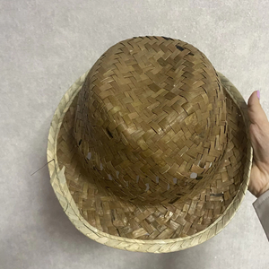 Vietnam Factory Large Daily Party Beach Sports Fishing Wicker Craft Gift <b>Hat</b> Striped SEAGRASS <b>STRAW</b> Ski Cycling Unisex Four - Product Image 1