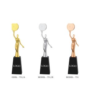 Big Recognition Trophy with Custom Logo for Employee Appreciation Programs - Product Image 1
