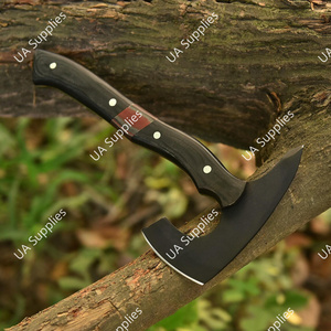 Handmade Full Tang Bearded <b>Axe</b> Hatchet Industrial DIY Outdoor Camping Hunting EDC Durable Hot Selling Ergonomic <b>Handle</b> 58 HRC - Product Image 3