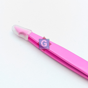 Pinzas para Cejas con Recubrimiento de Polvo Rosa, Herramientas de Recorte de Acero Inoxidable, Pinzas de Belleza - Product Image 5