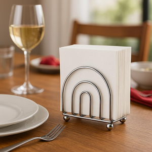 Moderno Porta Servilletas Metálico Pintado, Soporte de Mesa para Comedor, Organizador de Servilletas Resistente para el Hogar y Restaurantes - Product Image 4