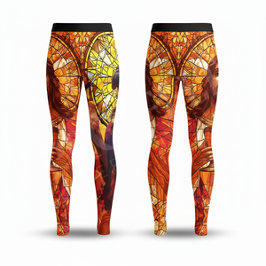 Leggings de compression personnalisés de qualité supérieure, imprimés sur mesure, extensibles, pour la course à pied, la gym, le yoga, pantalons ajustés de haute performance pour hommes - Product Image 6