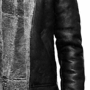Chaqueta de Moto para Hombre, de Cuero Genuino Marrón, Impermeable, de Secado Rápido, Transpirable, Ecológica, Corte Ajustado, Invierno, Cuello Alto, Cierre de Cremallera - Product Image 5