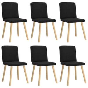 Ensemble de 6 chaises de salle à manger noires - Product Image 2