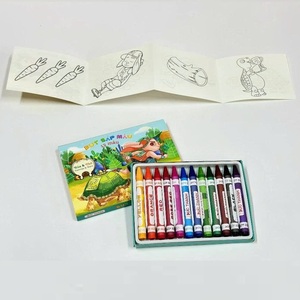 Crayons de cire pour dessin, crayons de cire pour enfants, produits pour tout-petits, ensembles de 12 couleurs - Product Image 1