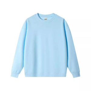 High Quality Pure Cotton <b>Sweatshirt</b> for Men <b>Women</b> Solid Color Loose Heavy Weight Fashionable for Winter Autumn Wholesale - Product Image 4