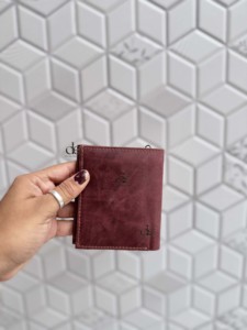 New Genuine Leather Premium <b>RFID</b> <b>Blocking</b> Large Capacity Full Grain Slim Purse Card <b>Wallet</b> Short <b>Wallet</b> Handmade Brown Daily Use - Product Image 3