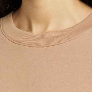 เสื้อสเวตเชิ้ตคอกลมแบบเรียบ ขายส่ง รับสกรีนโลโก้ เสื้อสเวตเชิ้ตคอกลมผู้หญิงทรงโอเวอร์ไซส์ ไหล่ตก - Product Image 5