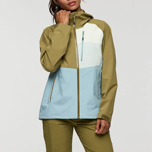 Chaqueta Cortavientos Ligera con Capucha para Mujer, Cierre de Cremallera, Manga Larga, Resistente al Viento, Informal, con Cuello Desmontable - Product Image 1