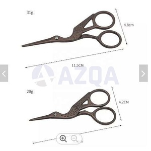 Elegantes Tijeras de Bordado Mini de Acero Inoxidable Estilo Cigüeña para Costura, Punto de Cruz y Proyectos de Manualidades - Product Image 4