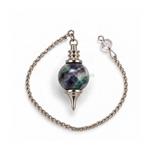 En gros Pendule à boule en pierre naturelle Sulemani Hakik pour la radiesthésie - Product Image 2