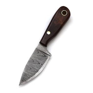 Funda de cuero para cuchillo de cuello con correa para cuchillo de camping, soporte de hoja de cuero marrón hecho a mano, herramienta de supervivencia al aire libre - Product Image 2