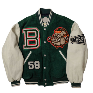 Letterman <b>Jackets</b> Premium College Bomber <b>Jackets</b> Custom Varsity Fashion OEM Wholesale Stand <b>Patchwork</b> Eco-Friendly Windproof - Product Image 2