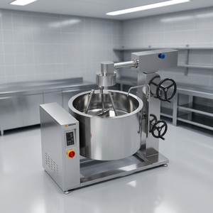 หม้อต้มไอน้ำแบบหมุนได้พร้อมแจ็คเก็ต Amicook 380V/440V รุ่น Pasta Kitchen Innovation อุปกรณ์จัดเลี้ยงแบบอินดักชั่นอัตโนมัติ - Product Image 4