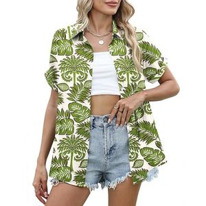 เสื้อเชิ้ตฮาวายลายดอกไม้สำหรับผู้หญิง สวมใส่สบายๆ เหมาะสำหรับฤดูร้อนและชายหาด - Product Image 1