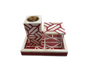 2023 Eid ชุดถาดเตาอาหรับสำหรับกระดูกสินค้าพิเศษงานหัตถกรรมคุณภาพทำจากถาดไม้ - Product Image 5