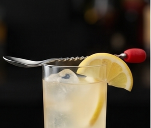 Stainless Steel Cocktail Spoons With Red Handles <b>Bar</b> <b>Tools</b> For Mixing Stirring Modern Design Reusable For Cocktail Mixing - Product Image 3