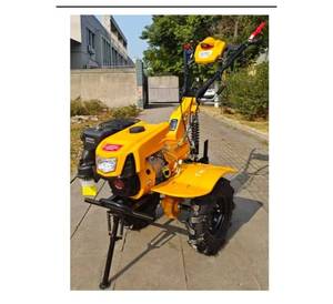 Heavy Duty Garden <b>Mini</b> Gas Powered Weeder Rototiller with <b>Lamp</b> 7.5HP Small Farm Land Cultivation Rotary Tiller and Ditcher - Product Image 3