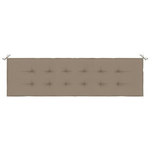 Cojín para Banco de Jardín de Tela Oxford Color Taupe, 100% Poliéster - Product Image 4
