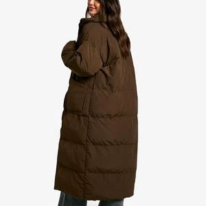 Doudoune matelassée tendance pour femme, manteau d'hiver à capuche, manches longues, fermeture éclair, décontracté, chaud, pour l'extérieur 2026 - Product Image 2
